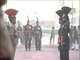 Indian Army and Pakistan Army facing each other at Wagah Border
