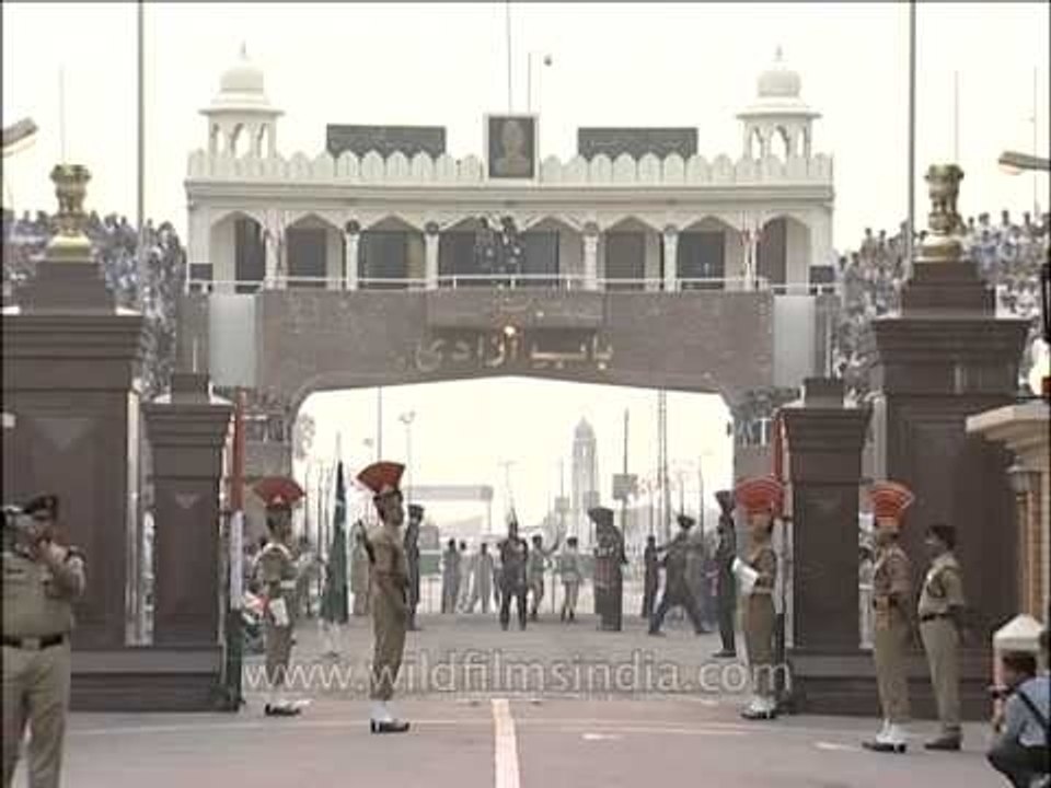 Border Security Force at the Wagah Border