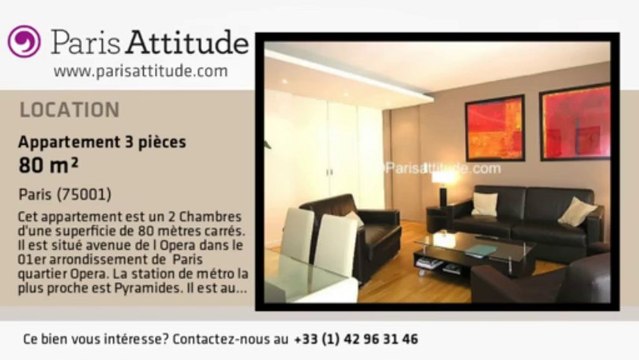 Appartement 2 Chambres à louer - Palais Royal, Paris - Ref. 2473