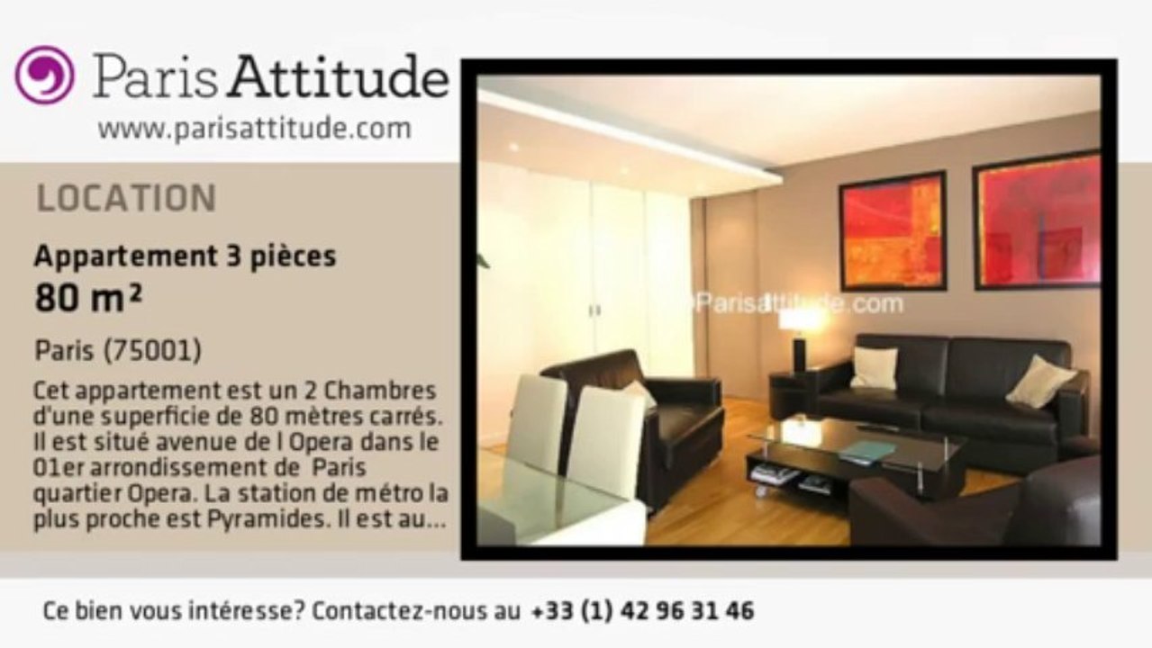 Appartement 2 Chambres à louer - Palais Royal, Paris - Ref. 2473