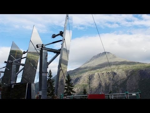 Norwegian town builds giant mirrors to avoid winter darkness