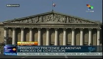 Asamblea Nacional de Francia comenzó a discutir reforma de pensiones