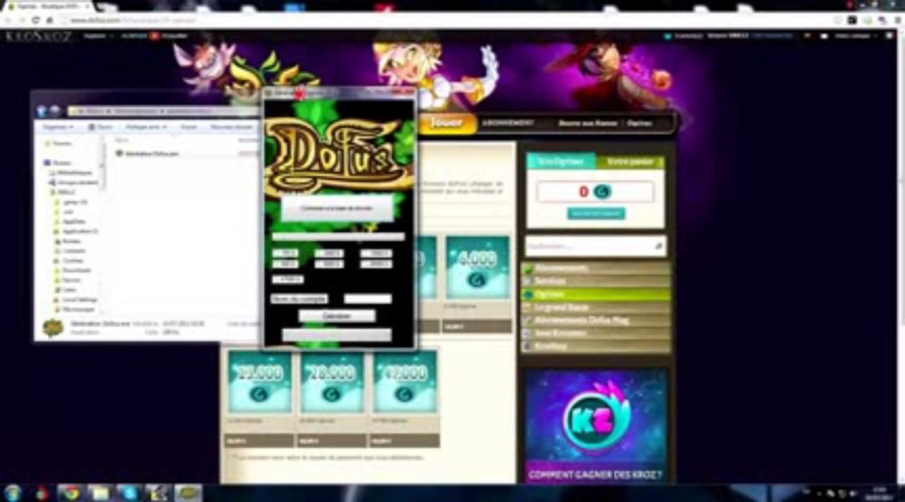 ▶ Dofus et Wakfu Ogrines Generateur (Octobre - Novembre 2013)