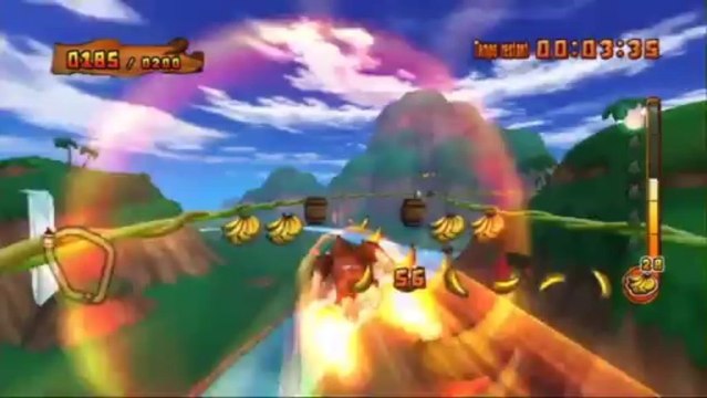 Donkey Kong : Jet Race - Défis de Candy - Niveau 3 - Défi #20 : Des bananes, et que ça saute !