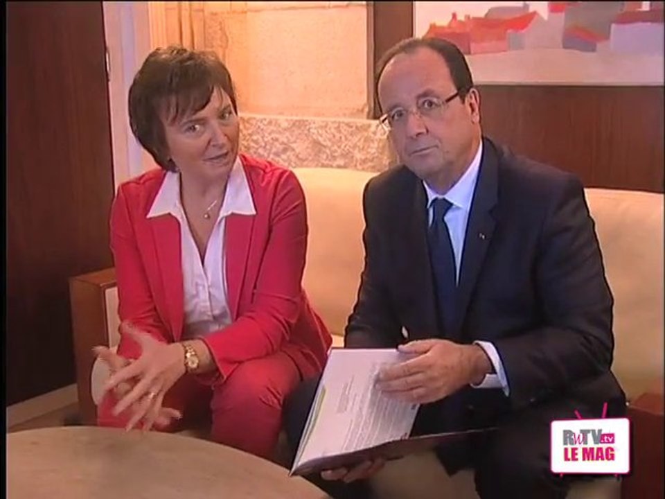François Hollande à Roanne - Exclusif RWTV-Mag 168