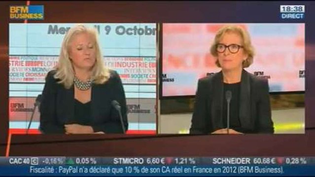 Genneviève Fioraso, ministre de l'enseignement supérieur et de la recherche, dans Le Grand Journal - 09/10 3/4