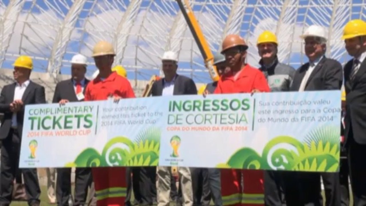 WM 2014: FIFA auf Visite in Brasilien