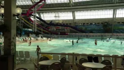 Una playa en el West Edmonton Mall, el más grande shopping en Canada