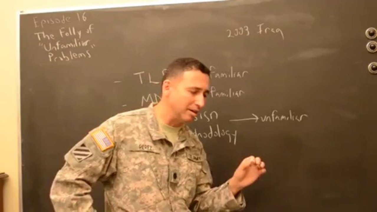 Arguing the OE, Episode 16:  The Folly of "Unfamiliar Problems"