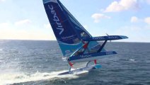 Virbac-Paprec MOD70 multihull capsizes ahead of Transat Jacques Vabre!!