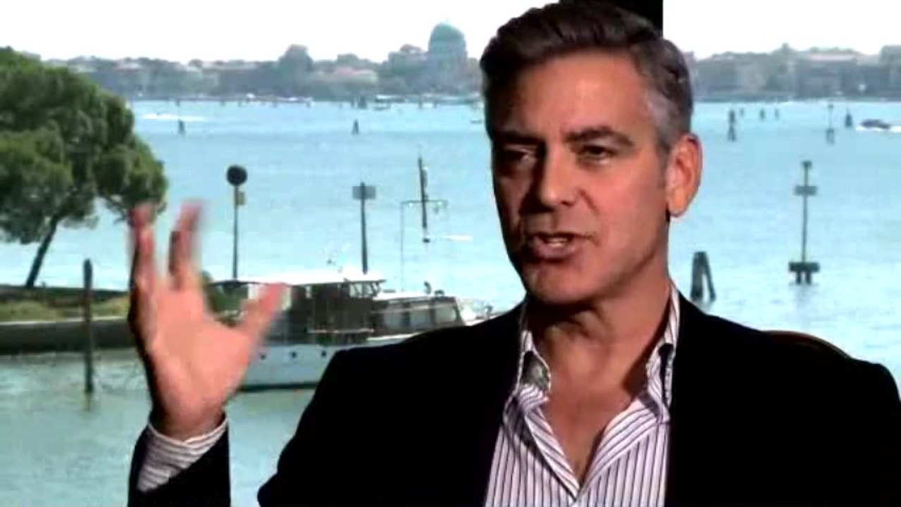 Film festival talk about Gravity George Clooney, Sandra Bullock and Alfonso