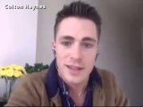 Colton Haynes talking about Darren Criss