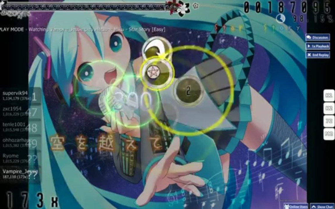 (Osu) Hatsune Miku - Star Story [Easy]