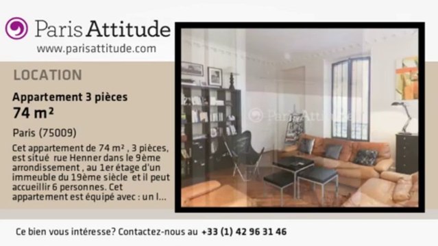Appartement 2 Chambres à louer - Moulin Rouge/Pigalle, Paris - Ref. 8192