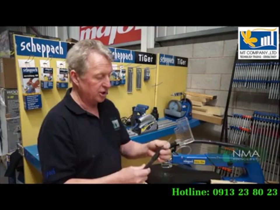 Máy cưa lọng chỉ Scheppach SD 1600f - Mai Thủy 0913 23 80 23 - YouTube