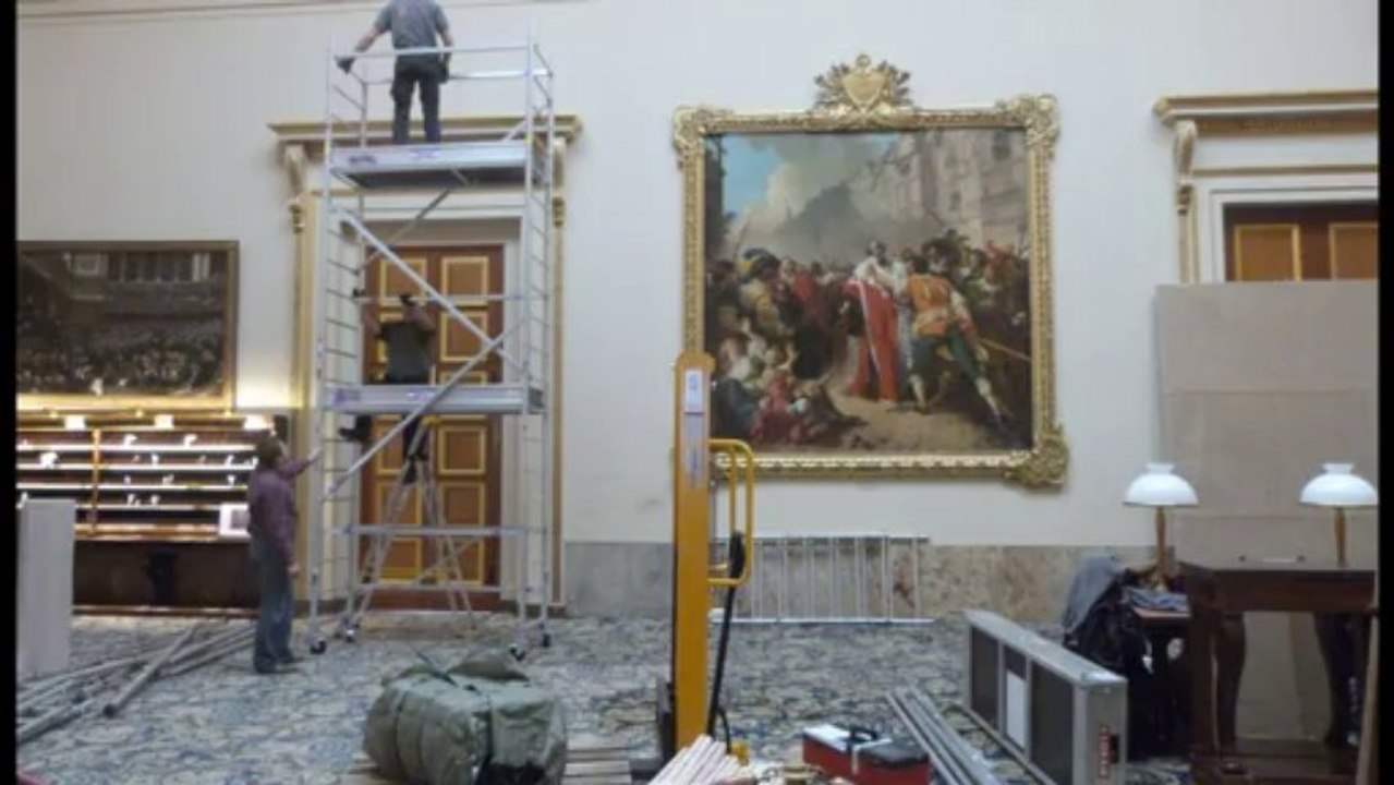 Musée des beaux arts des Beaux-arts de Tours, le déménagement de l'oeuvre de François André-Vincent, Molé et les factieux