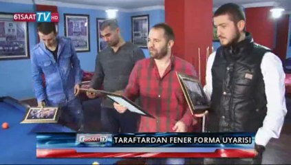 TS taraftarlarından Fener forma uyarısı