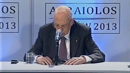 Roma - Napolitano all'incontro di Capi di Stato 'Uniti per l'Europa' (09.10.13)