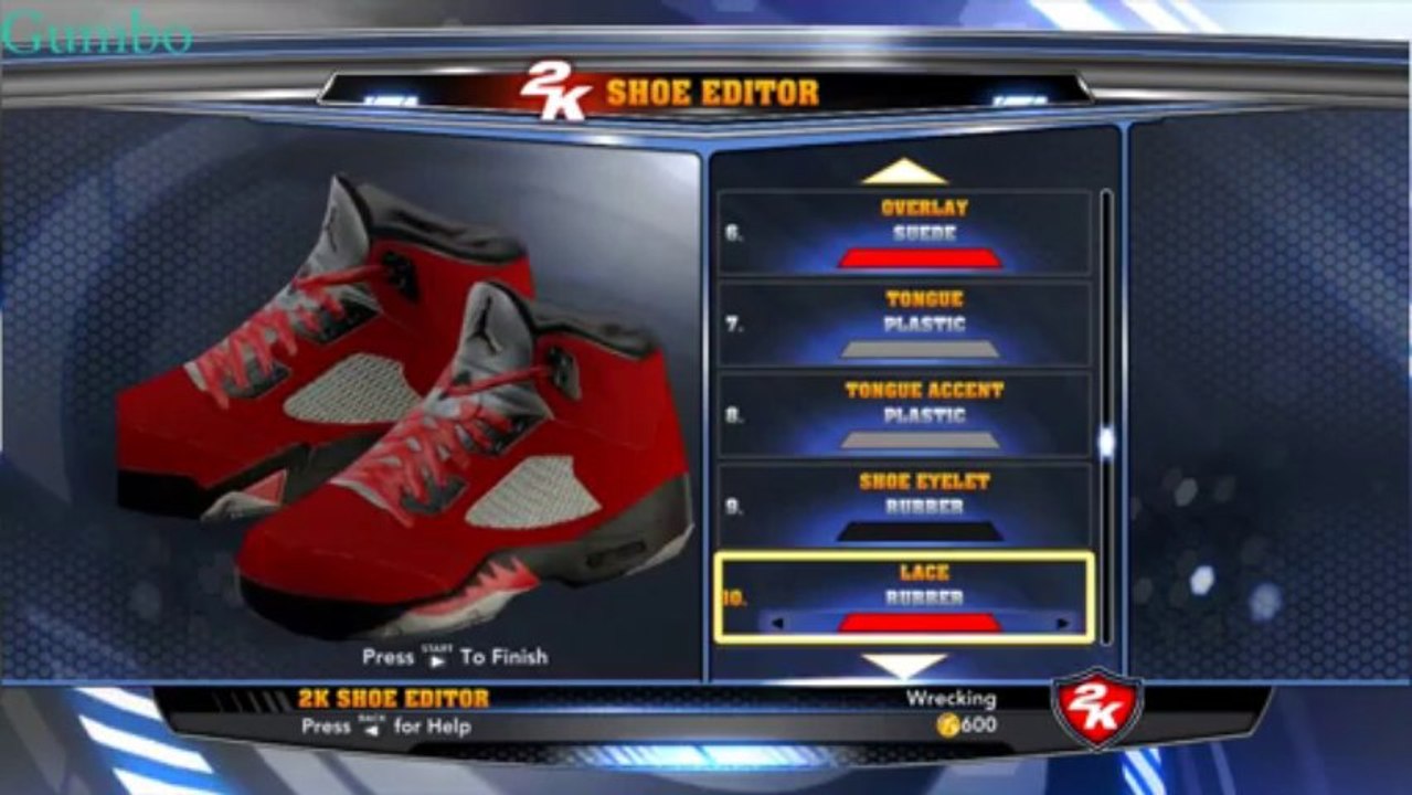 NBA 2k14 Raging Bull 5s (2k14 Shoe Creator Raging bull 5s tutorial)