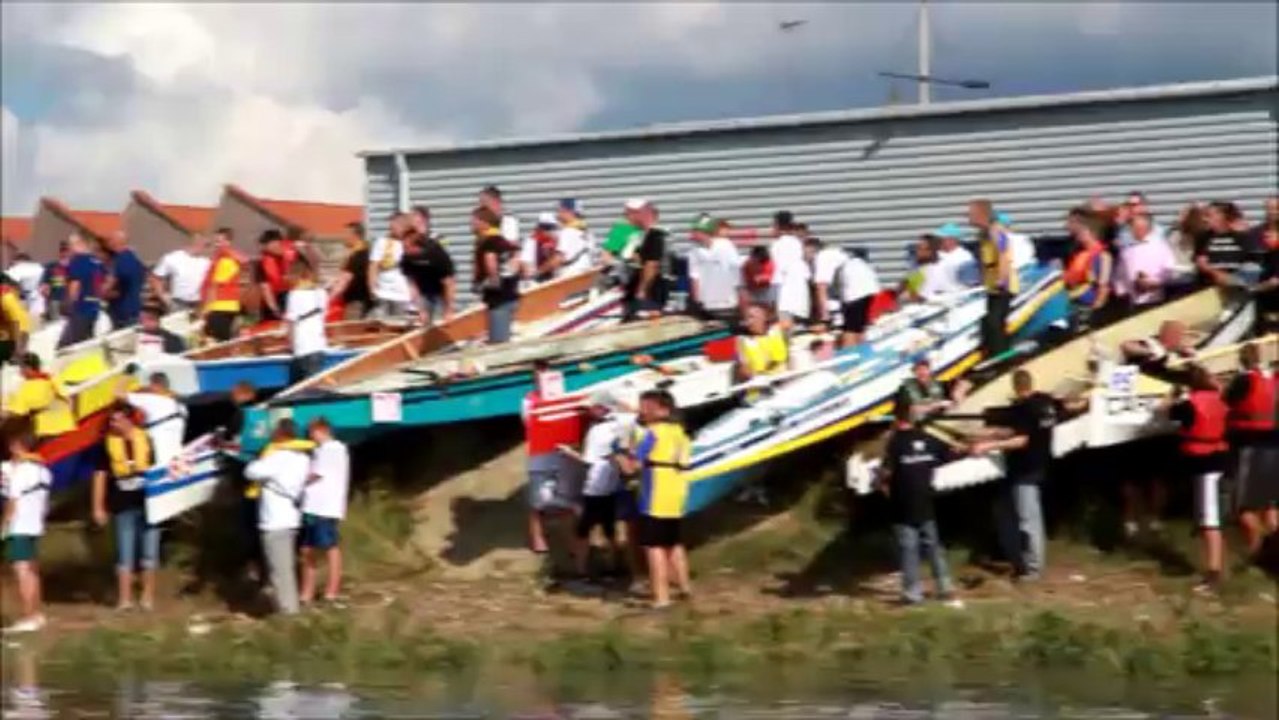 Etaples : Joute à canotes 2013 de la ducasse de la Saint-Michel
