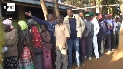 Principais candidatos à presidência do Quênia votam e pedem eleição pacífica