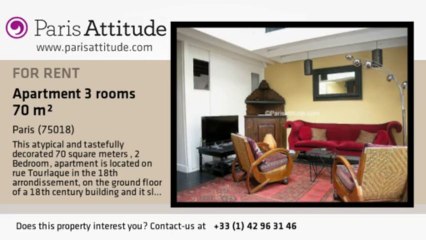 2 Bedroom Townhouse for rent - Montmartre, Paris - Ref. 7565