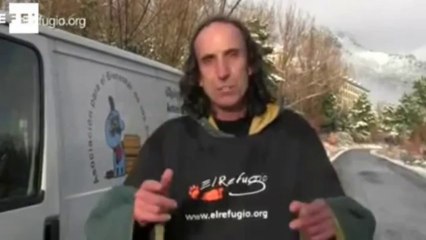 El Refugio rescata a una perra podenca del hueco de un ascensor en Navacerrada