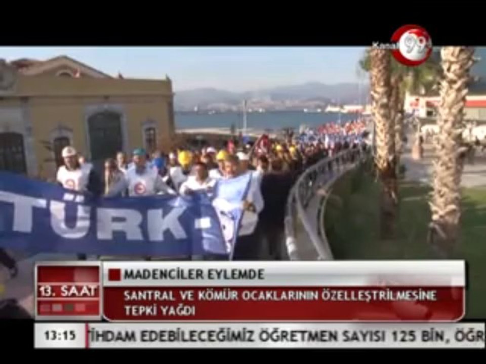 MADENCİLER EYLEMDE