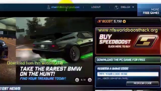 NFS World Hack Collection 2013 Download (Cheat, Trainer, Money, Boost)