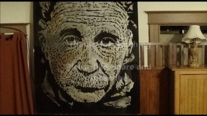 Cut out of paper Albert Einstien