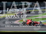 Watch Formula 1 JAPAN GP 2013 Race Live Broadcast