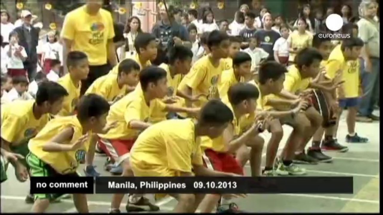 Des stars de la NBA aux côtés des enfants... - no comment