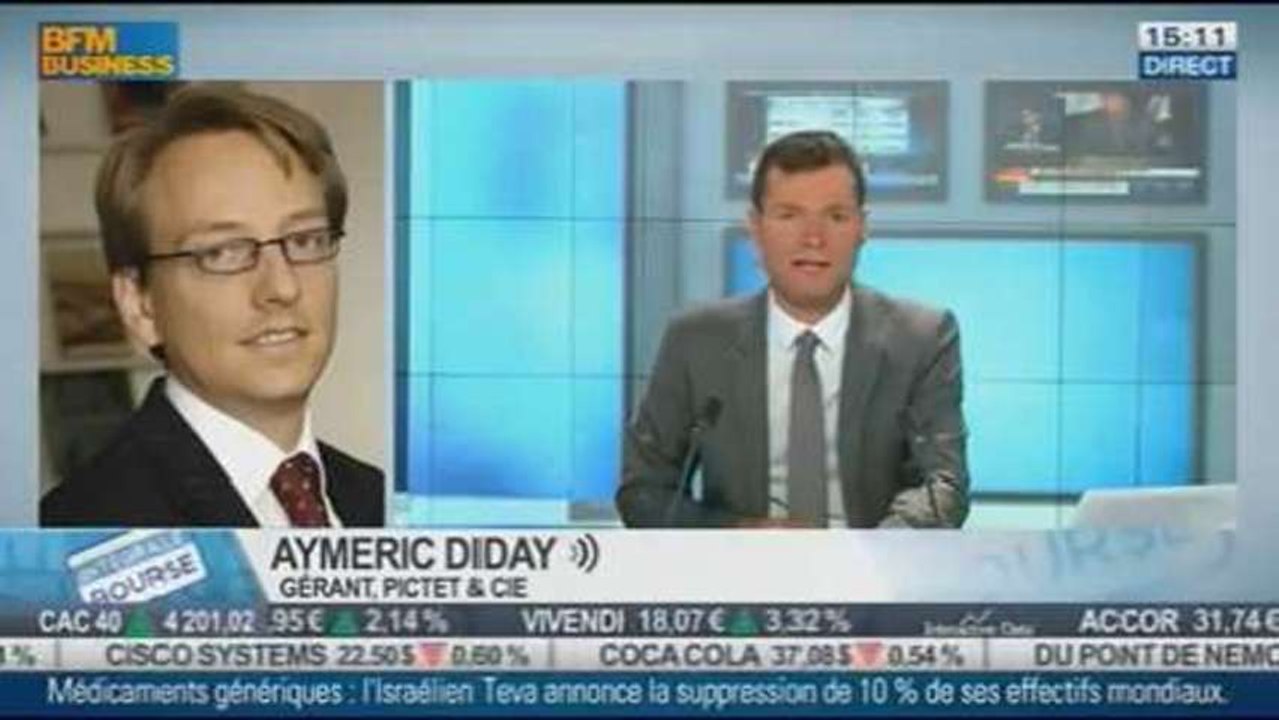 Tendance haussière sur les marchés boursiers: Aymeric Diday, dans Intégrale Bourse - 10/10