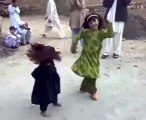 Beautiful pashto dance of  two cute little girls.....