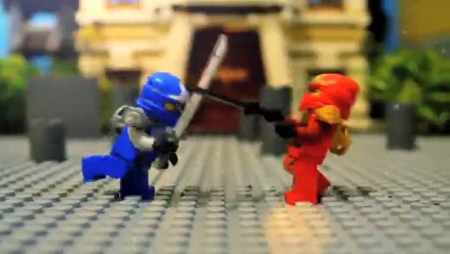 Bataille de Legos Ninja en Stop Motion!! Trop Fort!! Ninjago - Jay VS Kai