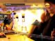 Bartender puts fire on girl's head with alcohol shots!!