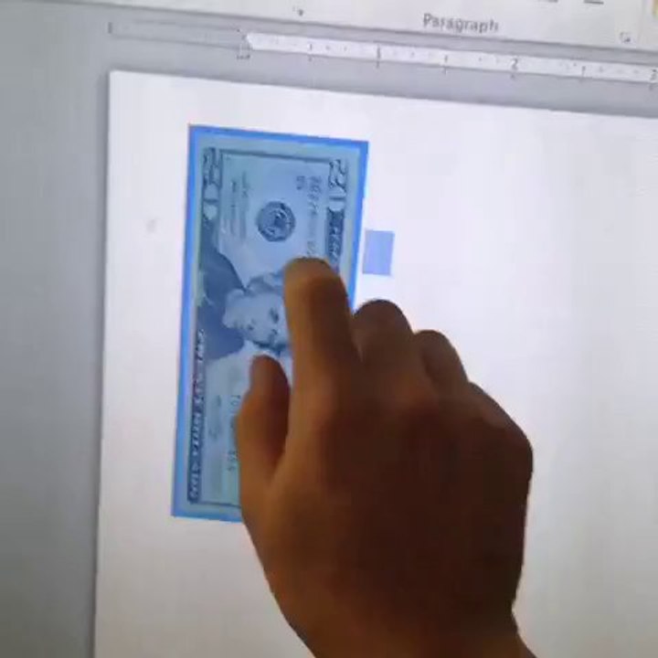 Copier Coller des billets de banque (Vine)