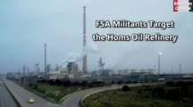 FSA Militants Target the Homs Oil Refinery (causing huge fires and pillars of smoke) [Eretz Zen]