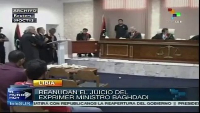 Reanudan juicio contra ex primer ministro Mahmoudi en Libia