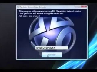 PSN Code Generator 2012 - YouTube
