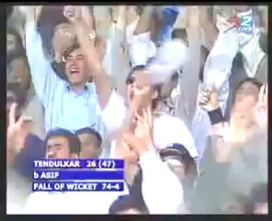Mohammad Asif 3 Bowled In Karachi Ahainst India