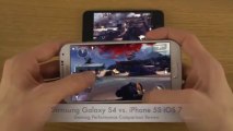 Samsung Galaxy S4 vs. iPhone 5S iOS 7 - Gaming Performance Comparison Review