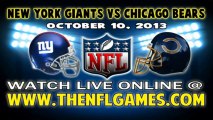 Watch New York Giants vs Chicago Bears Game Live Online Streaming