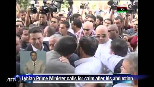 Libya Prime Minister calls for calm after his abduction