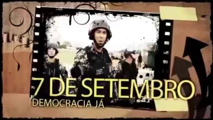 POLICIAL ATACA MANIFESTANTES E DIZ QUE É POR QUE ELE QUIS