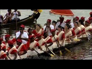 The build up for the race: The special ladies boatrace