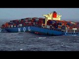 Merchant vessel splits in two off Yemeni coast