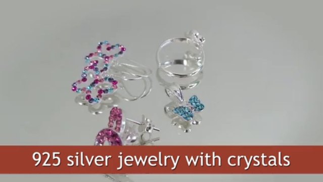 Crystal Silver Jewelry Wholesale from Thailand Manufacturer