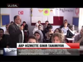 AKP, MÜLTECİLERE HİZMETTE SINIR TANIMIYOR
