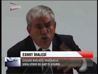 UDİH, İZMİR' DE AKP' Yİ UYARDI